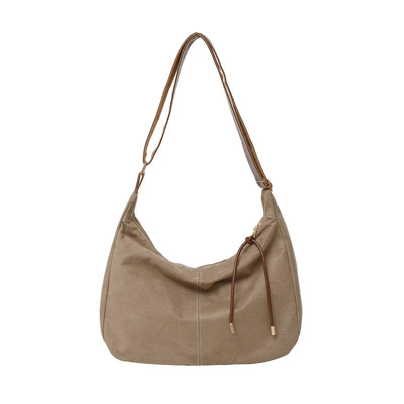 IELGY Ladies Messenger Bag Suede Tote Bag Simple Large Capacity Commuter