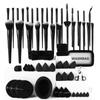 Professional 20/30-Piece Makeup Tool Set: Brushes, Sponges & Cleaning Tools