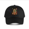 Guadalupe Sacred Floral Emblem Baseball Cap Fashion Outdoor Sports Sunhat Unisex Snapback Cap Womens