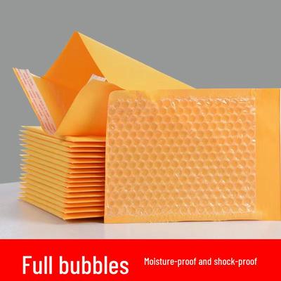 Kraft Yellow Bubble Envelope: Thick, Shockproof Packaging for Cross-border Shipping