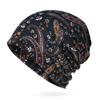 Multifunctional Turban Hats Plaid Print Casual Hedging Cap  Autumn and Winter