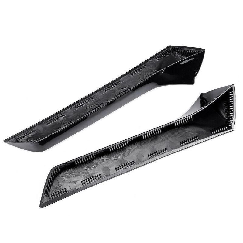 For 2013-21 Seat Leon FR MK3 MK3.5 Rear Side Spoiler Wing Kit Glossy Black 2PCS