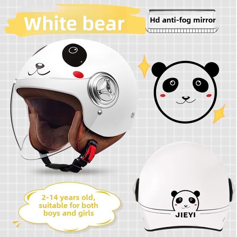 Children's Helmet Boy Winter Female Electric Battery Car Four Seasons Universal Safety Motorcycle Helmet