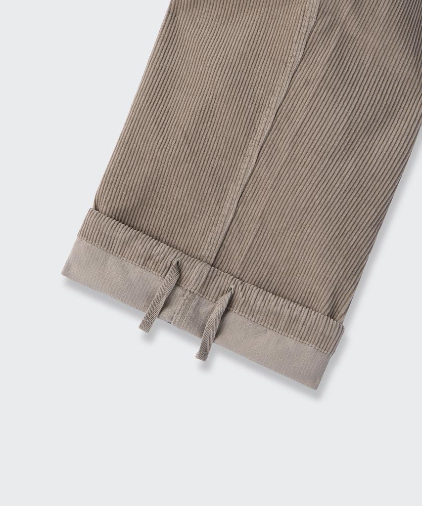 MUSINSA STANDARD Corduroy Parachute Cargo Pants [Light Beige]