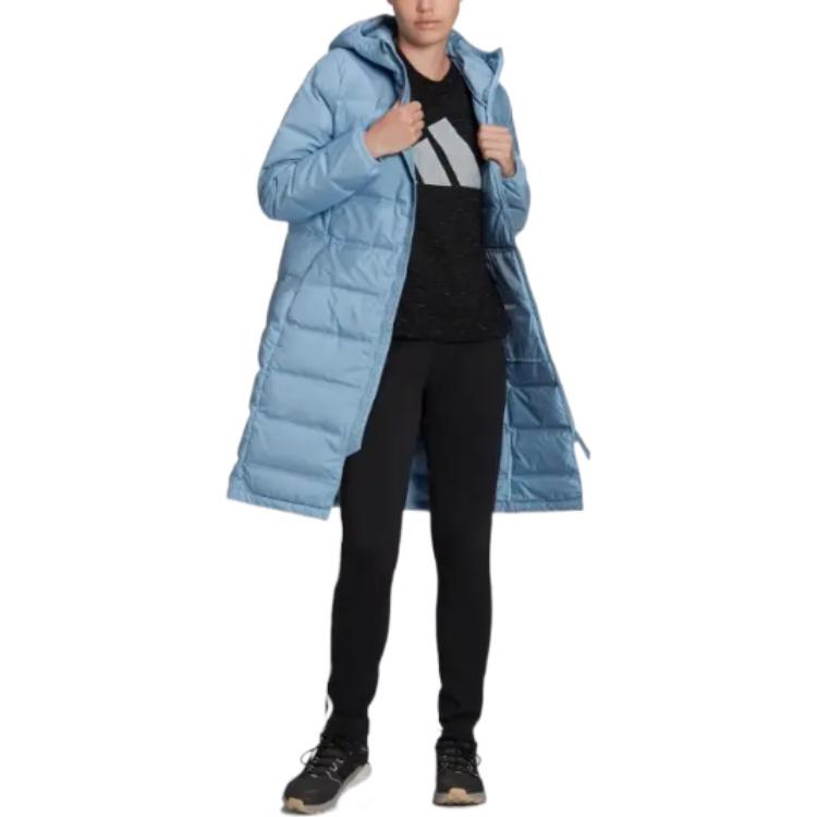 adidas Helionic Down Jacket Women's Blue GQ7116