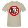 Duff Beer 5 Ultraminimalist Tshirt Artistic Commuting Rich Color Basic Tee