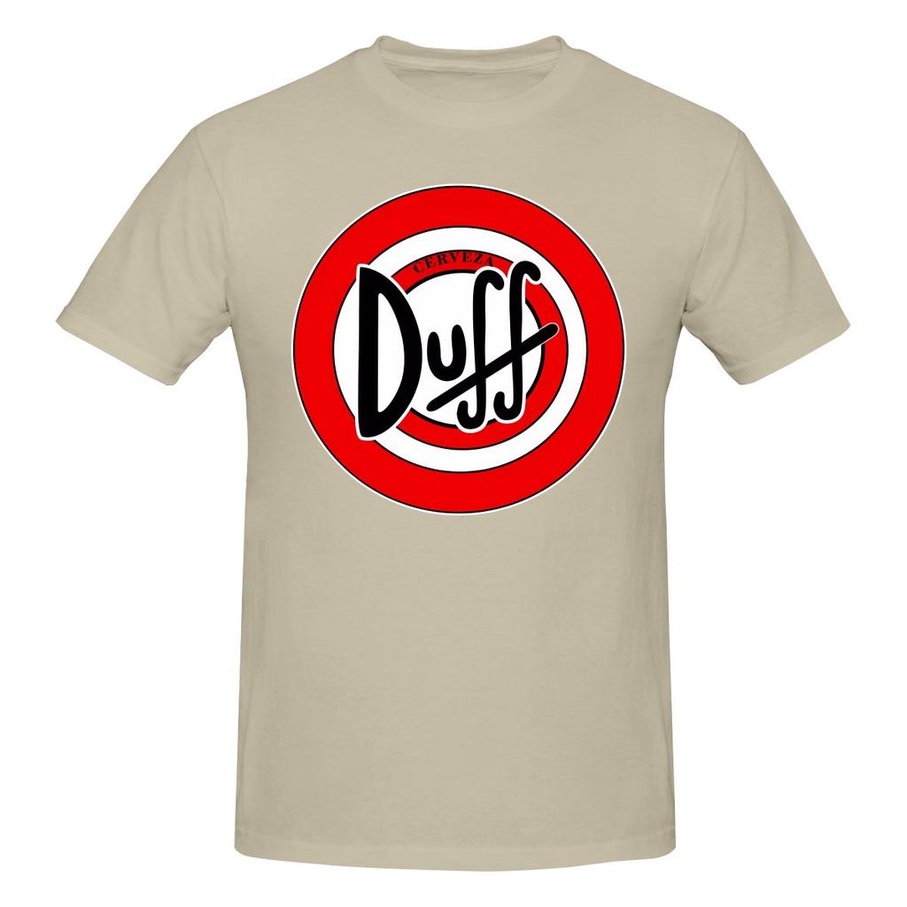 Duff Beer 5 Ultraminimalist Tshirt Artistic Commuting Rich Color Basic Tee