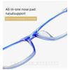 2026 4PCS New Fashionable Printed Anti Blue Light Spring Leg HD Elderly Presbyopia Glasses