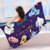 B-Bt-21 Group Cartoon Anime Big Microfiber Beach Towels Quick Dry Towel Sand Beach Towels Pool Towel for Travel Swim Pool Yoga