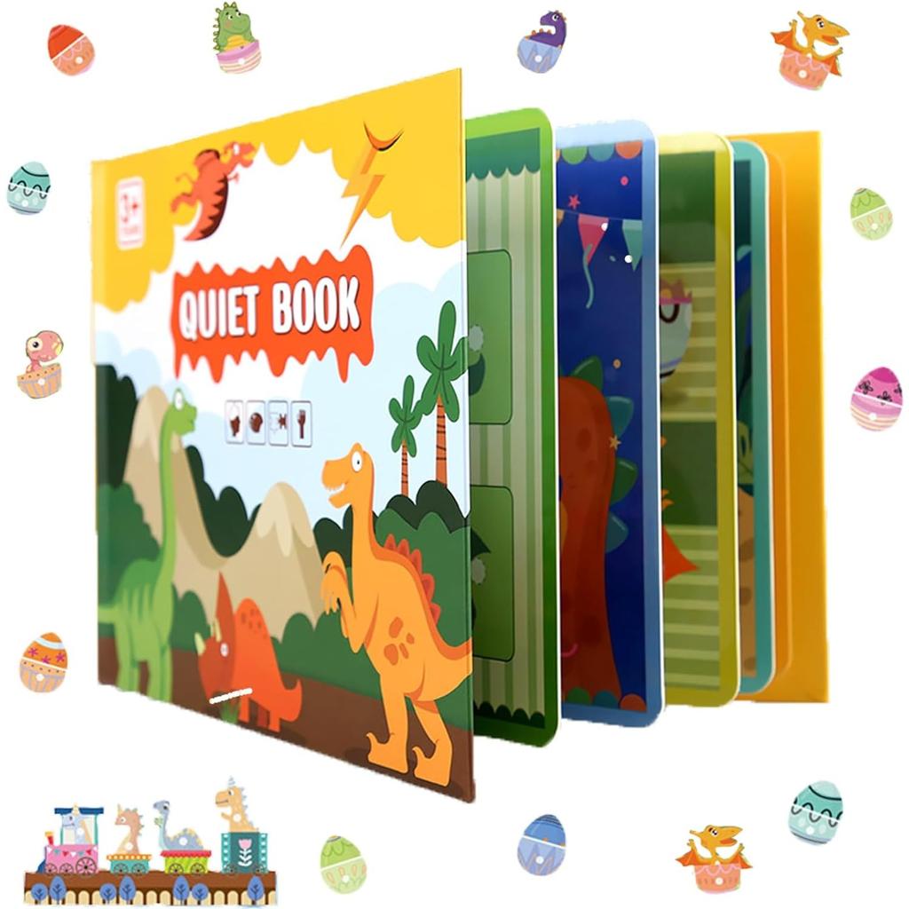 Montessori Quiet Book,Montessori Toy, Quiet Book, Interactive Busy Book, Quiet Book for Early Education, Educational Toy for Children From 3 Years