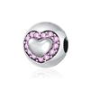 Roundness Copper Colorful Zircons Universe Stars Love Charm Bead Charms Compatible With Authentic Bracelets Accessory Do It Yourself Jewellery