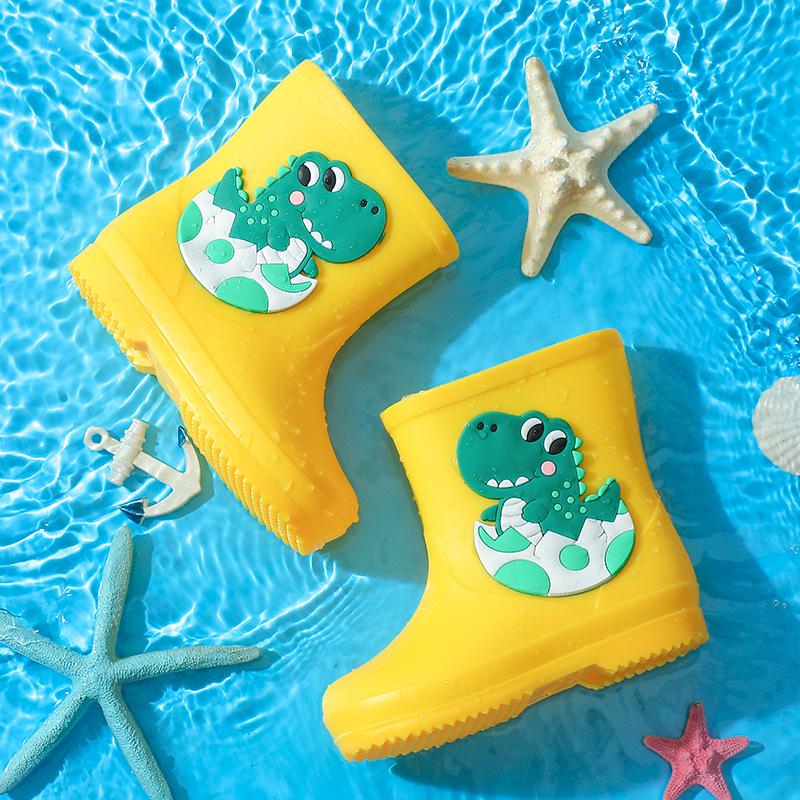 Children's Cartoon Rain Boots - Cute & Waterproof for Boys, Girls, Toddlers, and Infants