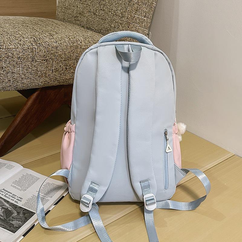 New High-value, Fresh and Sweet Candy-colored Backpack, Lightweight and Large-capacity Backpack for Junior High School Students