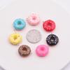 Resin Donut Earrings & Keychain Charm Set