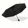 Chip & Dale Starry Night Automatic Folding Umbrella - 3 Folding Design, Vivid Cartoon Pattern, Suitable for Outdoor Activities, A Gift for F