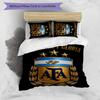 3pcs Argentina Football Pattern Bedding Set Duvet Cover Set Includes Duvet Cover &pillowcases,perfect All Season Bedroom Decoration&gift