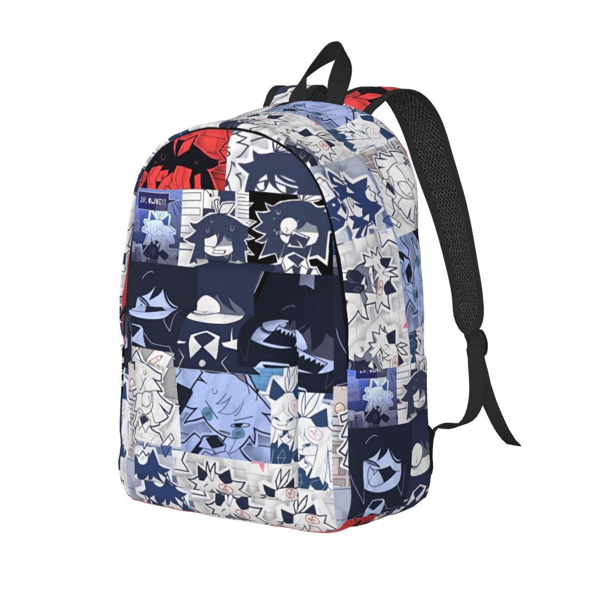 

Мультяшный Аниме Рюкзак Miss Circle для улицы, для старшей школы, для работы, основной бумажный рюкзак для образования, для мужчин, женщин, холщовые сумки для ноутбука S