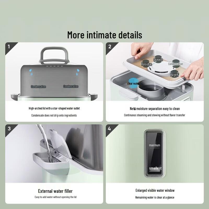 Buydeem G56A 10L Smart Electric Steamer CN plug (adapter included)
