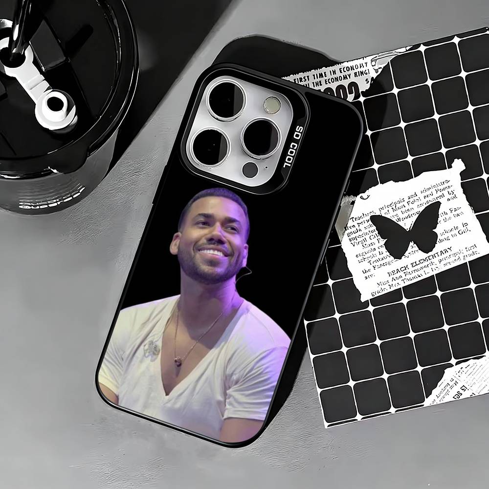 Singer Romeo Santos Phone Case For iPhone 17,16,15,14,13,12,11 Plus,Pro Max,XS,Colored silver phone case iPhone11PROMAX