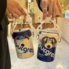 Reise-Isolierflasche für Kinder mit Strohhalm, auslaufsicher, für Kinder und Jugendliche