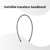 A Stylish Ultra-Thin Women'S Headband, This Black Seamless Invisible Accessory Is Perfect for Daily Use, Face Washing, And Sports Activities