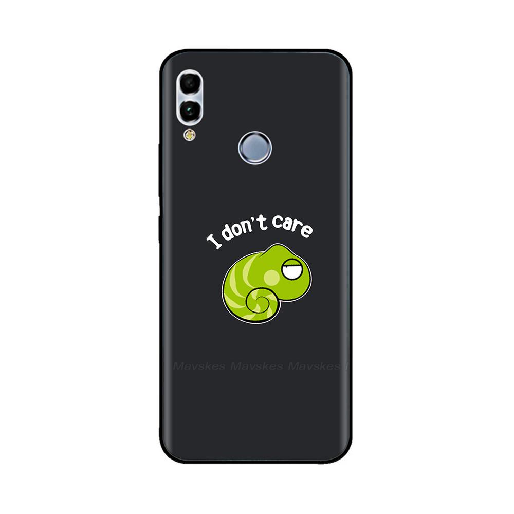 For Huawei P Smart 2019 6.21" Soft Black Silicone Phone Back Cover Case For Huawei P Smart 2019 POT-LX1 POT-LX3 POT LX1 Case Bag