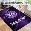 Custom Text Printed Rug Austria Wien FC Non Slip Floor Carpet For Home Room Decor