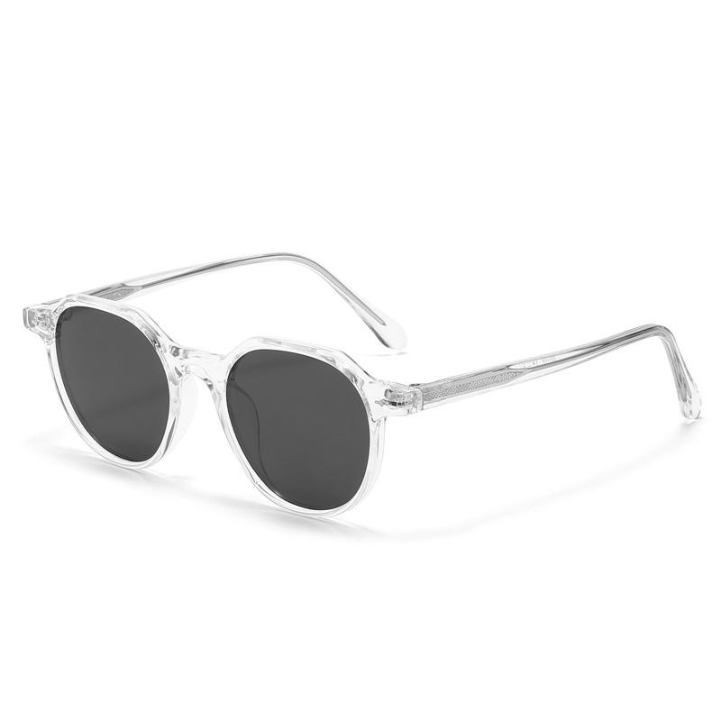 Versatile sunglasses Men's UV protection Driving pin sunglasses TR polarized glasses Women's flat glasses