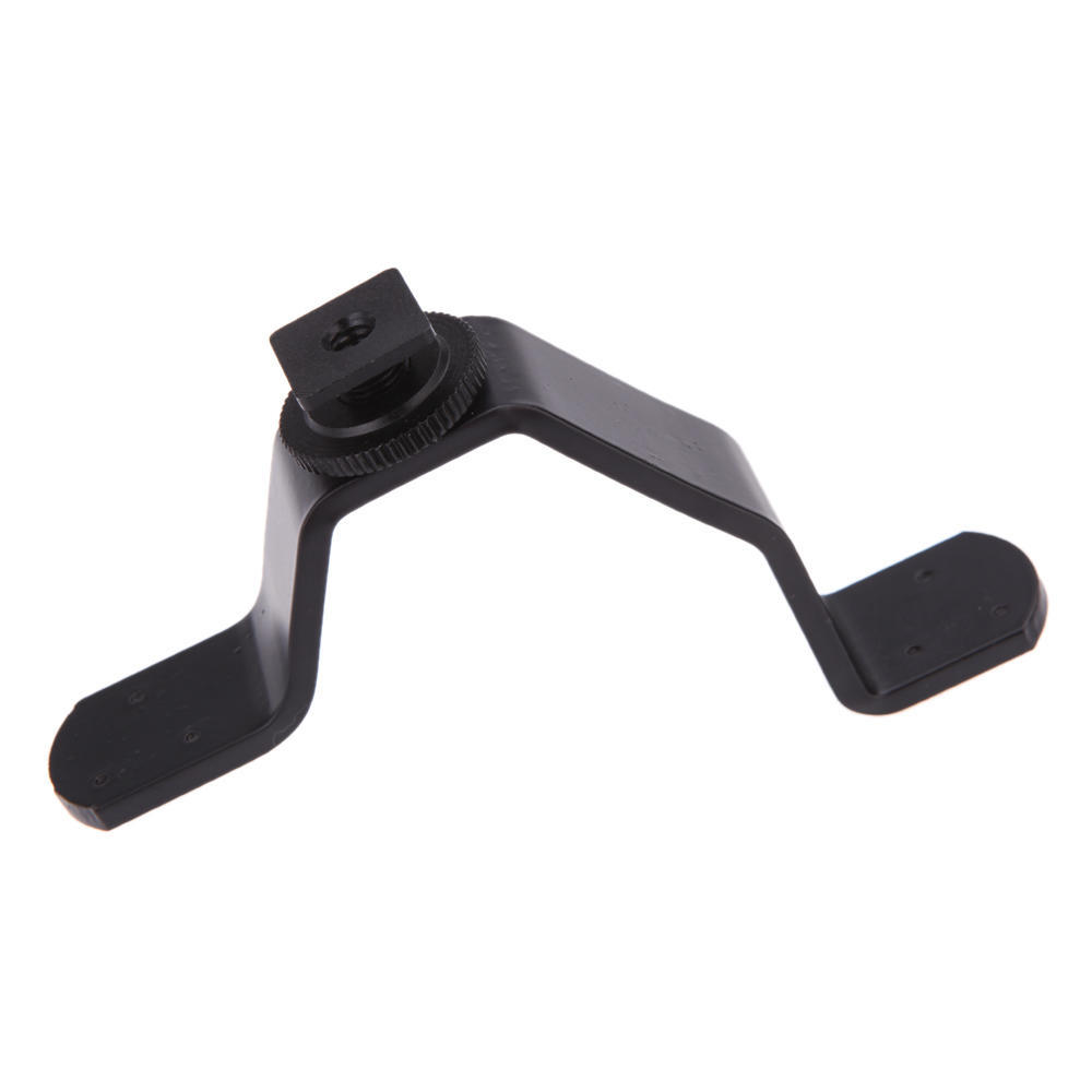 

Dual Hot Shoe V Mount Bracket for Video Lights Microphones or Monitors on Cameras and Camcorders