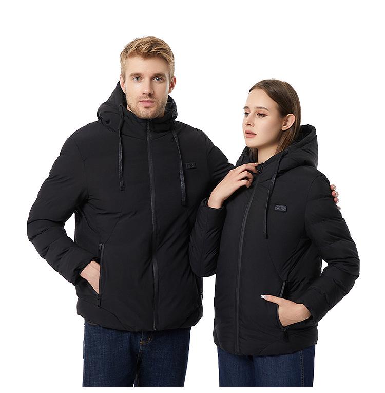Men's 15-Zone USB Heated Cotton Jacket: Smart, Constant Temperature for Winter Cold Protection