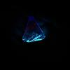 Aurora Glow-in-the-Dark Resin Pendant Necklace - Handmade Luminescent Jewelry for Couples and Birthdays.