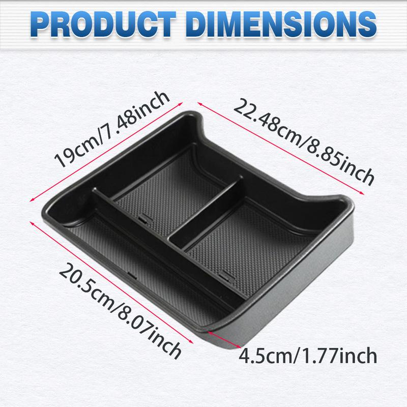 Car Center Console Armrest Storage Box Console Organizer Tray For Volkswagen VW ID4 Interior Organizer