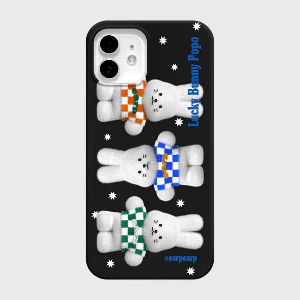 

Роскошный Clmj Милый корейский медведь Чехол для телефона для iPhone 17 16 15 14 13 12 11 Pro Max X XS XR Plus Air Глянцевая пленка Жесткий ПК-чехол iPhone 11