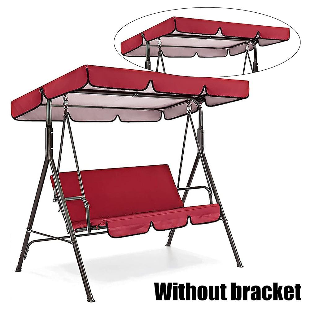 2Pcs Chair Cover Kit Swing Bench Shade Sun Sun Shade 2Pcs/Set Swing Accessories Waterproof Chair Cover Parts Tool