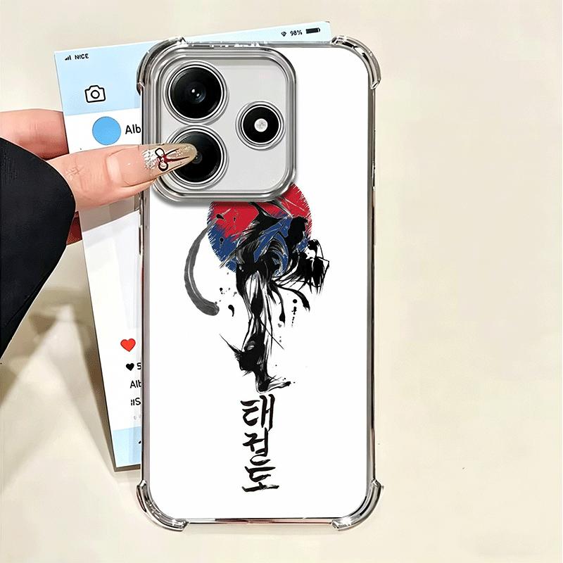 

Taekwondo Kungfu Desgin Soft Phone Case For Xiaomi Poco X7 X8 Pro Max X6 X5 X3 F8 Ultra F7 M8 M7 M5S Redmi 15C 15A 15 14C 13C 12 Xiaomi Poco X6