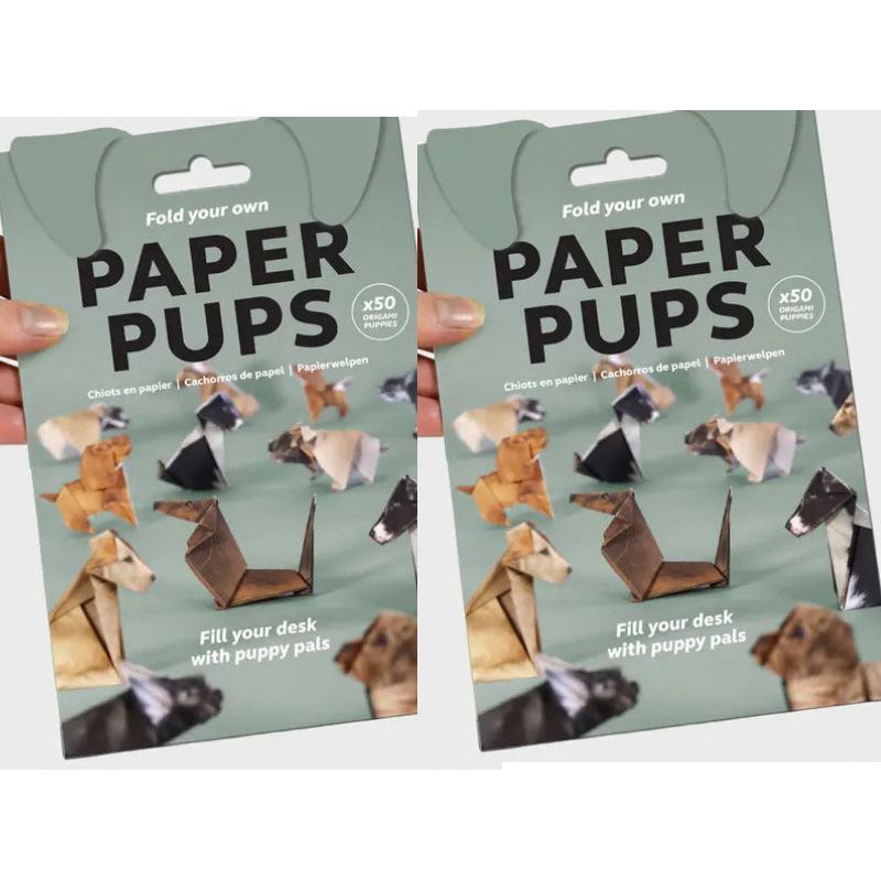 Creative DIY Paper Cats Handmade DIY Paper Cat Dog Dinosaur Folding Animal Folding Craft Paper Set for Home Decoration Gifts