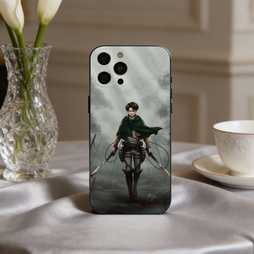 L-Levi A-Ackerman A-Attack O-On T-Titans Phone Case Silicone Soft For IPhone 17pro 16 15 14 13 12 11 X XR Plus Pro Max Plus