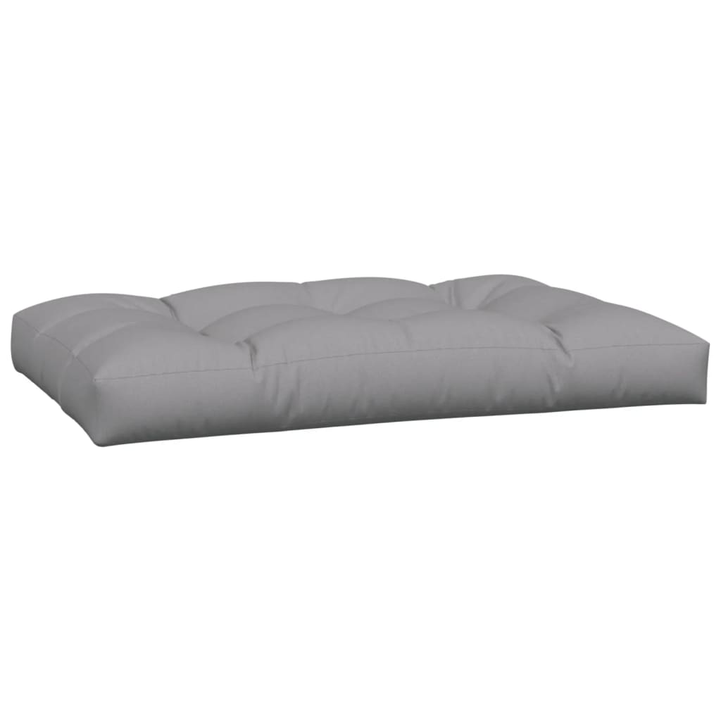5 Piece Pallet Cushions Gray Fabric