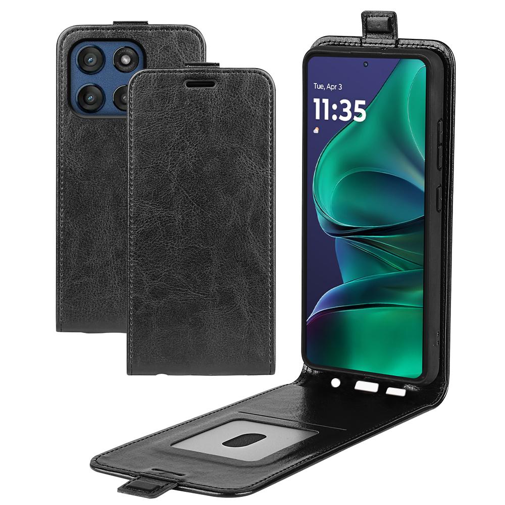 For Motorola Moto G Stylus 5G (2025) Case with Card Slots Vertical Flip Leather Phone Cover