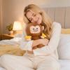 Plush Monkey Stuffed Animal Toy Soft Cuddly Sitting Monkey Doll with Banana Accessories Cute Expression Gift for Girls Birthday