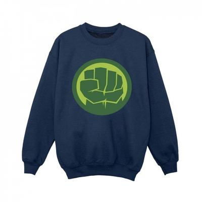 Sudadera con logo de Hulk en el pecho para niño