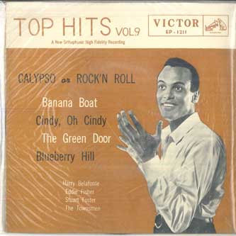 7inch Record VARIOUS - Top Hits Vol.9 / Calypso Or Rock'n  EP1211 VICTOR 1957 Japan Pop Used