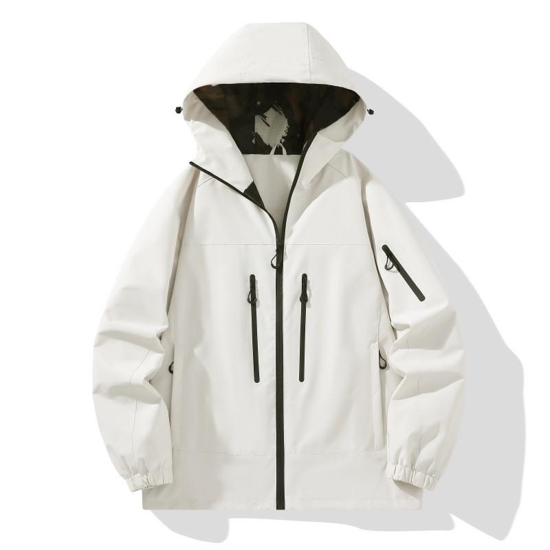 Neue Kapuzenjacke Herren Wasserdicht Winddicht Bergsteigeranzug Outdoorjacke