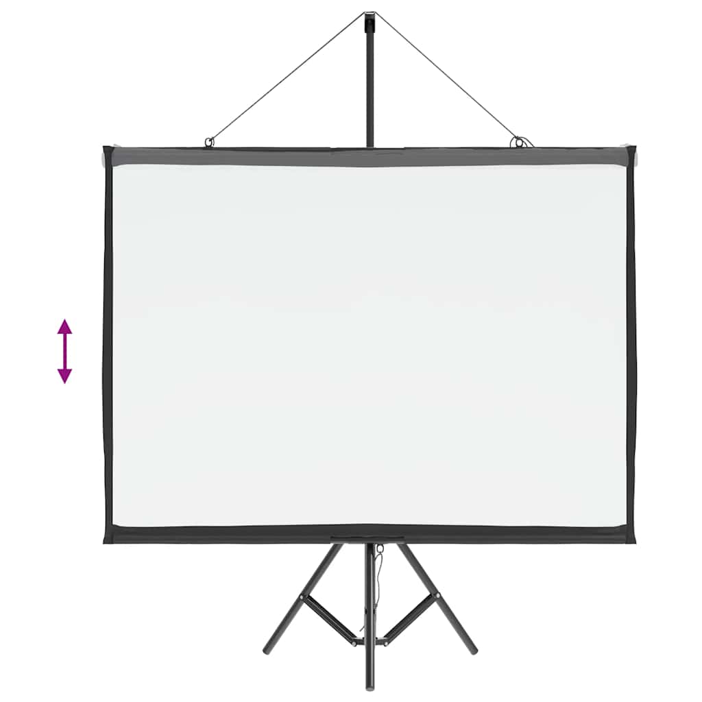 Projection Screen with Stand 50 inch 4:3 Aspect Ratio