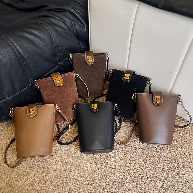 Damska Retro Matowa Torba Listonoszka - Casualowa Torba na Ramię Jesień/Zima