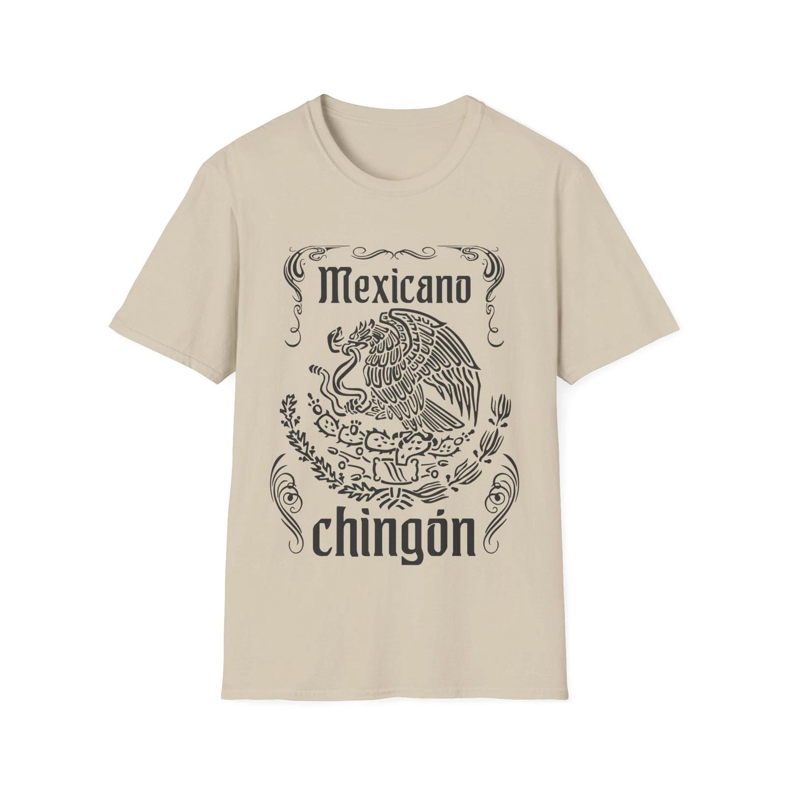 

Mexicano Chingon Shirt Funny Mexican Spanish T-shirt Playera Badass Cholo Wear S