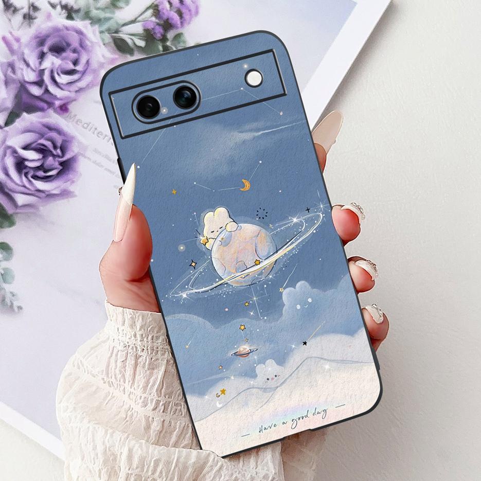 Für Google Pixel 8A Hülle Pixel8 Pro Niedliche Katze Löwe Bemalte Abdeckung Weiche TPU Handyhülle Für Google Pixel 8 Pro Pixel8A Fundas Bumper