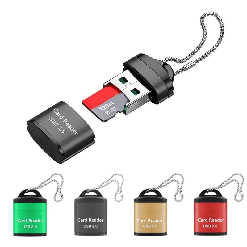 For USB Card Reader USB 2.0 Mini Mobile Phone Memory Card Reader High Speed USB Adapter For Laptop Accessories