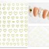 Graffiti Strips Nail Stickers for Women Nail Art Decorations Rose Gold Abstract Line Spring 3D Slider for Manicure Polish Tattoo