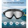 Large Frame Swimming Goggles for Adults HD Antifog Diving Glasses Men Women Waterproof Swim Pool Beach Eyewear